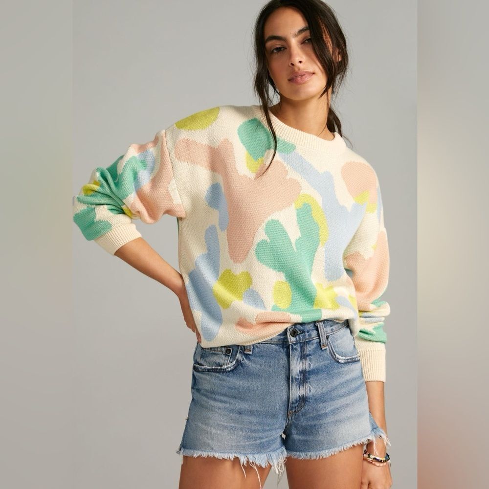 Anthropologie Bobo Choses Printed Pullover Sweater NWT